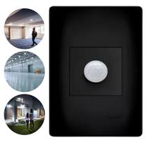 Sensor de Presença Movimento 4x2 Bivolt Habitat Black Preto Fame Sensor de Presença Movimento 4x2 Bivolt Habitat Black Preto Fame