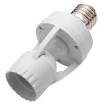 Sensor De Presença Movimento Infravermelho Dia e Noite Para Lâmpada Soquete E27 Com Fotocélula