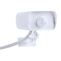 Sensor De Presença Movimento Para Luz Lâmpada Área Externa Bivolt com Foto Célula Ajustes MPX-40F Branco Margirius