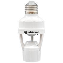 Sensor De Presença P/lâmpada Soquete E27 C/fotocélula Bocal