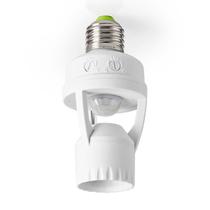 Sensor De Presença P/lâmpada Soquete E27 C/fotocélula Bocal