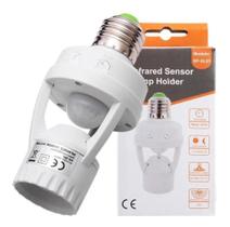 Sensor De Presença Para Lampada Soquete Com Fotocelula E27.