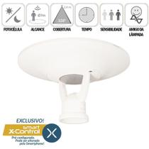 Sensor De Presenca Plafon Lampada E27 Smart X-control Fotocélula Bivolt Lest4005XC - EXATRON