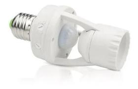 Sensor De Presença Qualitronix Bocal 6 Função Com Fotocélula