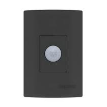 Sensor De Presença Qualitronix QI2MP De Embutir, Parede 180 Graus, Preto, Bivolt