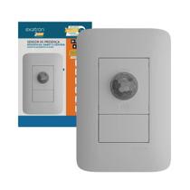 Sensor de Presença Residencial de Parede Smart X-Control Exatron Sensor de Movimento Padrao 4x2 Automatico Interruptor