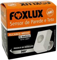 Sensor De Presença Sobrepor Parede E Teto Bivolt Foxlux Sensor De Presença Sobrepor Parede E Teto Bivolt Foxlux