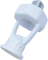 Sensor De Presença Soquete Bivolt Pw 360º C/ Fotocélula Branco