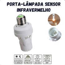 Sensor de Presença Soquete com Fotocélula para Lâmpadas LED