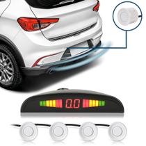 Sensor de Ré Branco Civic 2012 2013 2014 2015 Medida Distância Digital Diâmetro 25mm Furo 22mm Sensor de Ré Branco Civic 2012 2013 2014 2015 Medida Distância Digital Diâmetro 25mm Furo 22mm