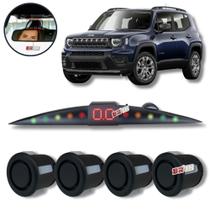 Sensor De Ré Estacionamento Jeep Renegade Visor Slim De Led