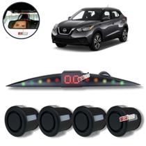 Sensor De Ré Estacionamento Kicks Visor Slim Led
