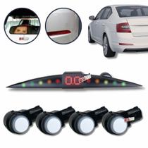 Sensor de Ré Estacionamento OEM Embutido Original Branco