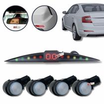 Sensor de Ré Estacionamento OEM Embutido Original Prata