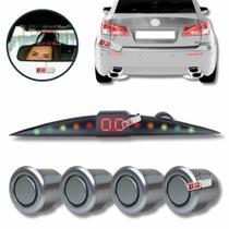 Sensor de Ré Estacionamento Prime Visor Slim Prata Sensor de Ré Estacionamento Prime Visor Slim Prata