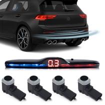 Sensor de Ré OEM Preto Golf 1997 1998 1999 2000 2001 Padrão Embutido Estacionamento Sensor de Ré OEM Preto Golf 1997 1998 1999 2000 2001 Padrão Embutido Estacionamento