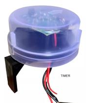 Sensor de Relé Fotocélula Com Timer Noite Corujão Qr50m