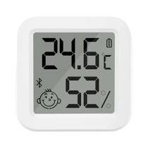 Sensor De Temperatura E Umidade Bluetooth Inteligente Com LCD, Termômetro Mini Higrômetro, Controle