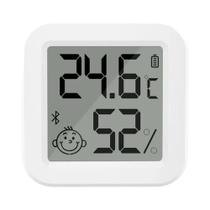 Sensor De Temperatura E Umidade Bluetooth Inteligente Termômetro LCD Mini Higrômetro Controle Remoto