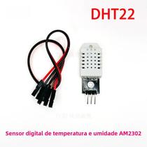 Sensor de Temperatura e Umidade Digital DHT22/AM2302 - Módulo com Cabo para Arduino
