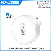 Sensor De Temperatura E Umidade Haozee Ewelink Zigbee 3.0 Alimentado Por Bateria, Monitor Remoto