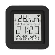 Sensor De Temperatura E Umidade Inteligente Com Controle Remoto WiFi IR Compatível Com Alexa, Google