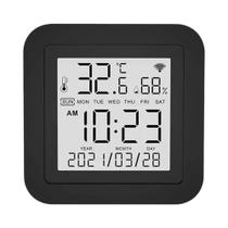 Sensor De Temperatura E Umidade Inteligente Com Controle Remoto WiFi IR Compatível Com Alexa, Google