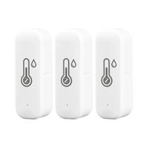 Sensor De Temperatura E Umidade Inteligente Tuya Zigbee Wifi Alimentado Por Bateria Termômetro
