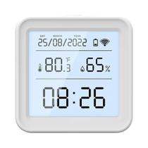 Sensor De Temperatura E Umidade Inteligente WiFi Tuya Zigbee Higrômetro Termômetro Alexa Google Home