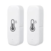 Sensor De Temperatura E Umidade Inteligente WiFi Zigbee Com Monitoramento Remoto E Notificações Pelo