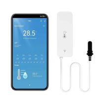 Sensor De Temperatura E Umidade Inteligente WiFi Zigbee Com Sonda Externa Para Casa, Geladeira,
