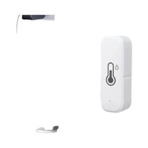 Sensor De Temperatura E Umidade Interno Inteligente WiFi Zigbee Com Controle Por Aplicativo Para