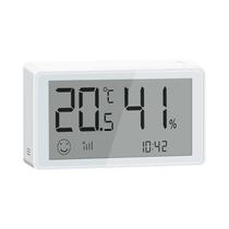 Sensor De Temperatura E Umidade Interno Inteligente ZigBee Compatível Com Alexa Google GIRIER Tuya