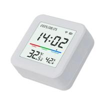 Sensor De Temperatura E Umidade Para Casa Inteligente 2.4G WiFi Tuya APP Alexa Google Assistant Sensor De Temperatura E Umidade Para Casa Inteligente 2.4G WiFi Tuya APP Alexa Google Assistant