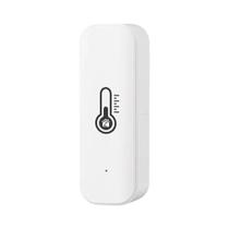 Sensor De Temperatura E Umidade Para Casa Inteligente Tuya Zigbee WiFi Compatível Com Alexa E Google