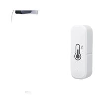 Sensor De Temperatura E Umidade Smart WiFi Zigbee 3.0 Termômetro Higrômetro Para Casa Inteligente