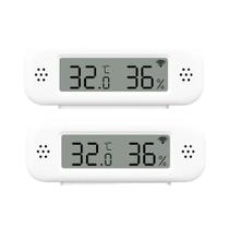 Sensor De Temperatura E Umidade WiFi Inteligente Com Alarme Remoto via App Tuya, Compatível Com Sensor De Temperatura E Umidade WiFi Inteligente Com Alarme Remoto via App Tuya, Compatível Com