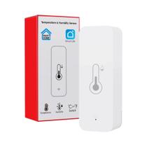Sensor De Temperatura E Umidade WiFi Inteligente, Termômetro E Higrômetro Interno Com Controle