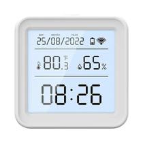Sensor De Temperatura E Umidade WiFi Inteligente Tuya Zigbee Higrômetro Termômetro Alexa Google Home