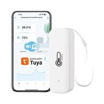 Sensor De Temperatura E Umidade WiFi Para Uso Interno E Externo, IP65 À Prova d'Água, Compatível Com Sensor De Temperatura E Umidade WiFi Para Uso Interno E Externo, IP65 À Prova d'Água, Compatível Com