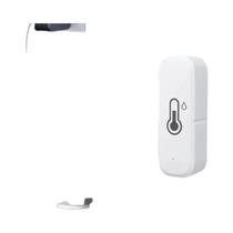 Sensor De Temperatura E Umidade WiFi Zigbee 3.0 Para Casa Inteligente, Higrômetro E Termômetro