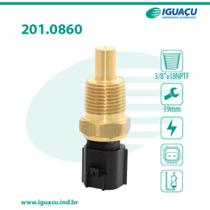 Sensor de temperatura Fiat Siena 2011 a 2012 IGUAÇU 201.0860
