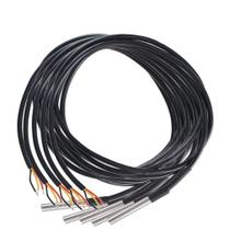 Sensor de temperatura HiletGo DS18B20 em aço inoxidável 1M 5pcs