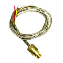 Sensor de Temperatura Termopar Tipo K 2 X 24 Awg Ponta 8 Mm Cabo 5 Metros -200C a 1260C