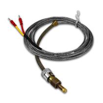 Sensor de Temperatura Tipo K 0~800ºC com 2 Fios e Ponta 6mm Cabo de 1 Metro