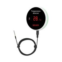 Sensor De Temperatura WiFi Inteligente Com Sonda De 1M/3M, Termômetro Digital Com Tela LCD Para