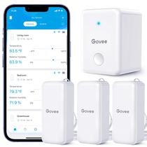 Sensor de termômetro de higrômetro WiFi, pacote com 3, Govee Green