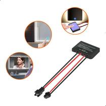 Sensor de Toque para Espelho com LED Touch Dimmer 12V Liga Desliga e Controle de Brilho