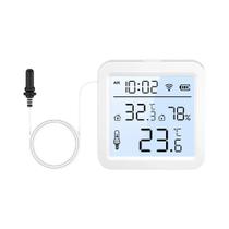 Sensor De Umidade E Temperatura Inteligente WiFi Para Ambientes Internos E Externos Com Sonda Sensor De Umidade E Temperatura Inteligente WiFi Para Ambientes Internos E Externos Com Sonda