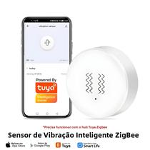 Sensor De Vibração Zigbee Smart Life App: Alarme De Choque E Movimento Em Tempo Real Com Detecção E
